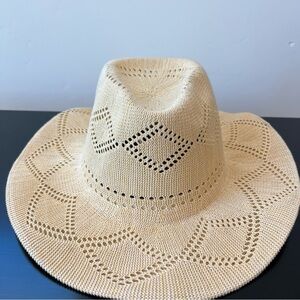 Francesca's Collections Tan Cowboy Hat